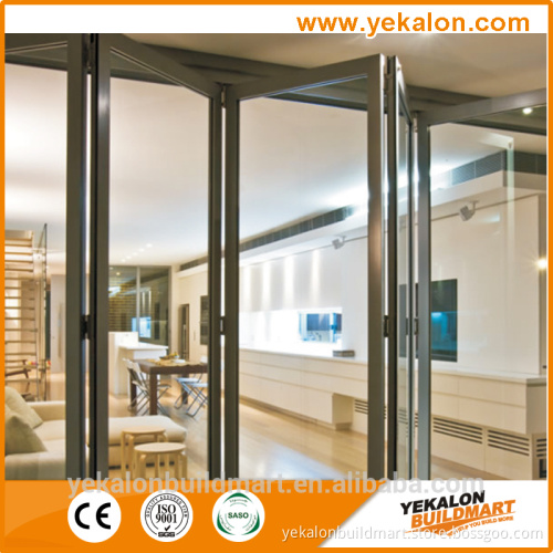 Free sample new arrival waterproof folding aluminum bathroom door